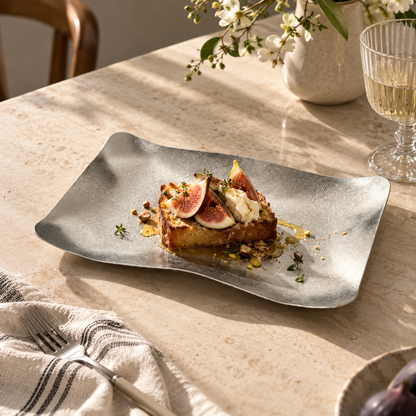 Stainless Steel Wavy Serving Tray