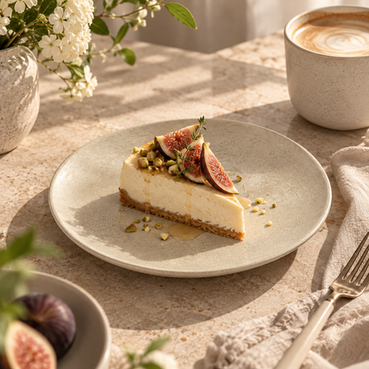Matte Ceramic Dessert Plate