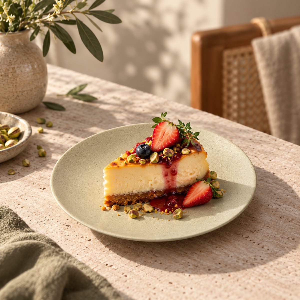 Matte Ceramic Dessert Plate